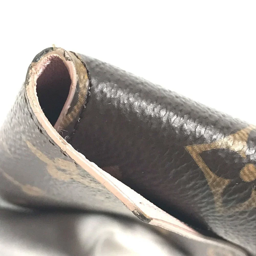 LOUIS VUITTON Brown Monogram Canvas Pochette Pouch